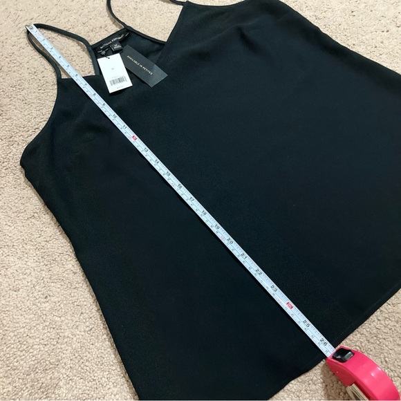 SOLD Banana Republic Black Racerback Camisole Spaghetti Strap Casual Lounge M - Picture 8 of 10